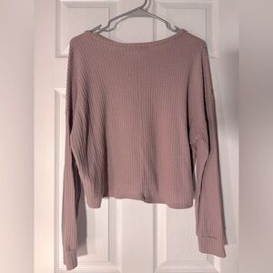 Waffle Knit Top
